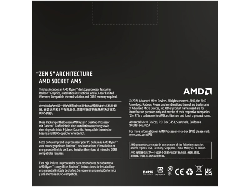 AMD Ryzen 5 9600X CPU Processorer