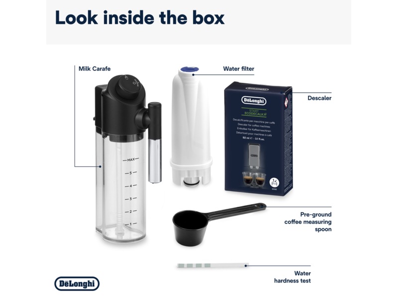 Delonghi Magnifica EVO Next ECAM310.60.B automatisk kaffemaskine (sort) Espressomaskiner