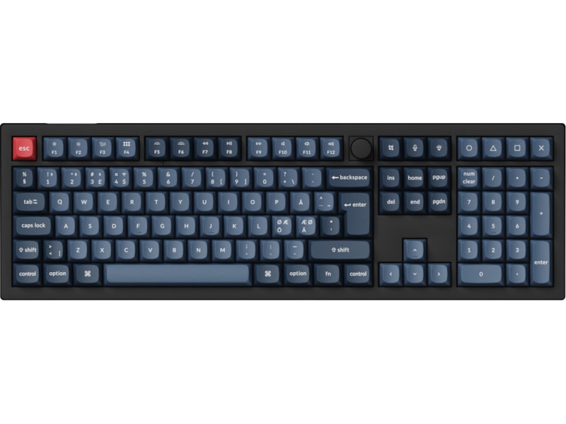 Keychron V6 MAX Gateron Jupiter Red trådløst gamingtastatur Gamingkeyboard