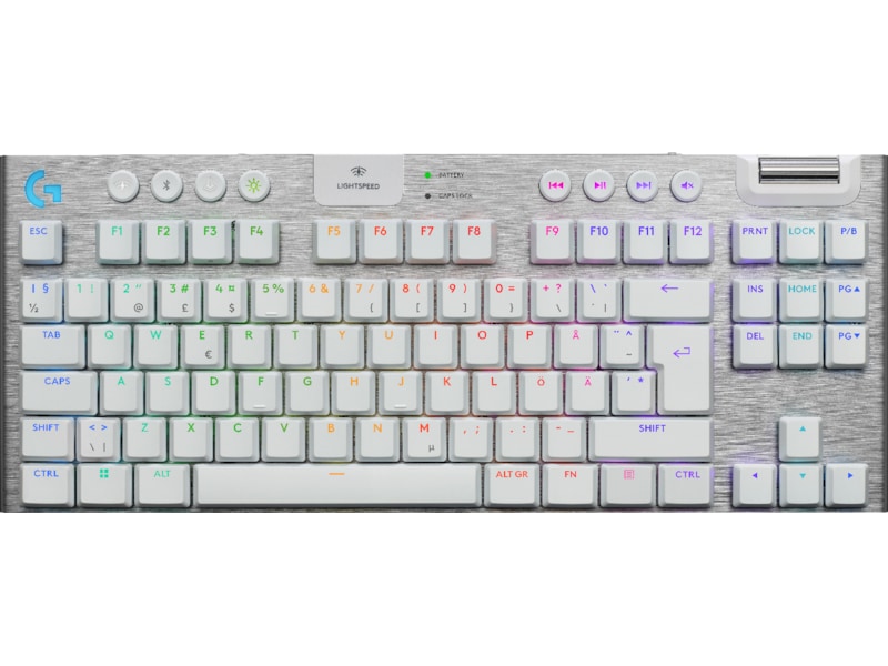 Logitech G915 X Lightspeed TKL Trådløst Gamingtastatur (hvidt) Gamingkeyboard