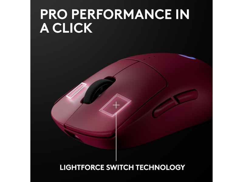 Logitech PRO 2 Lightspeed Trådløs Gamingmus (lyserød) Gamingmus