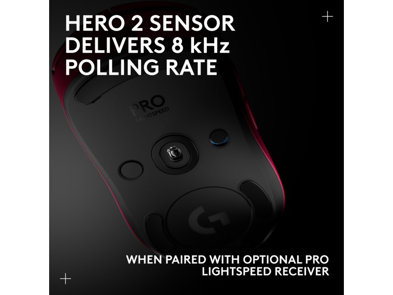 Logitech PRO 2 Lightspeed Trådløs Gamingmus (lyserød) Gamingmus