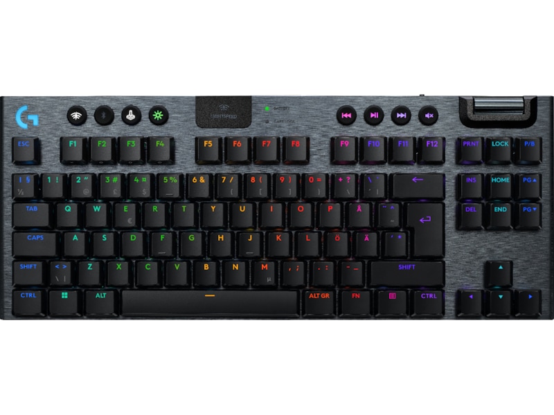 Logitech G915 X Lightspeed TKL Trådløst Gamingtastatur (sort) Gamingkeyboard