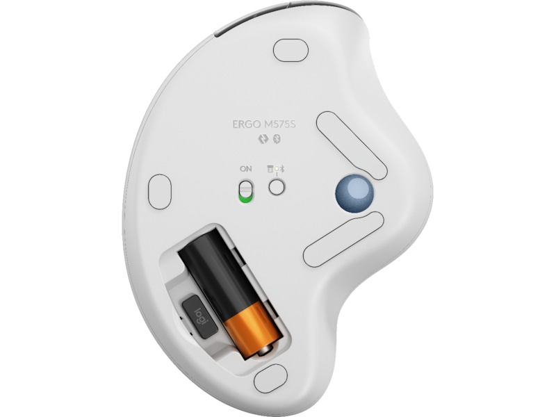 Logitech ERGO M575S Trådløs Mus Trackball (off-white) Ergonomiske