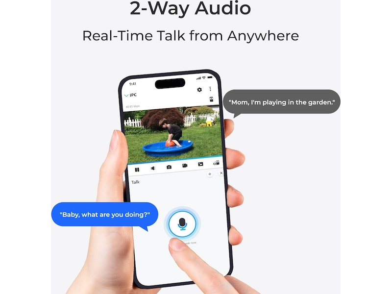 Reolink Argus 3 Pro Smart 2K wireless udendørs overvågningskamera Overvågningskameraer