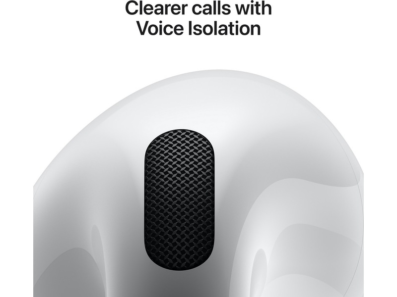 Apple AirPods 4 Trådløse høretelefoner, Earbuds (hvid) In-ear høretelefoner