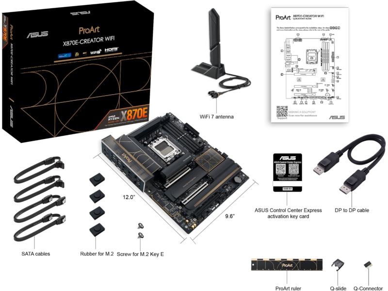 ASUS ProArt X870E-CREATOR WIFI Bundkort AMD Socket