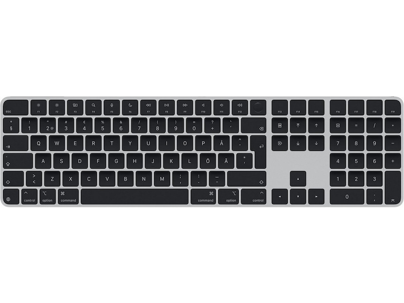 Apple Magic Keyboard med Touch ID og numerisk tastatur (sort) Keyboards