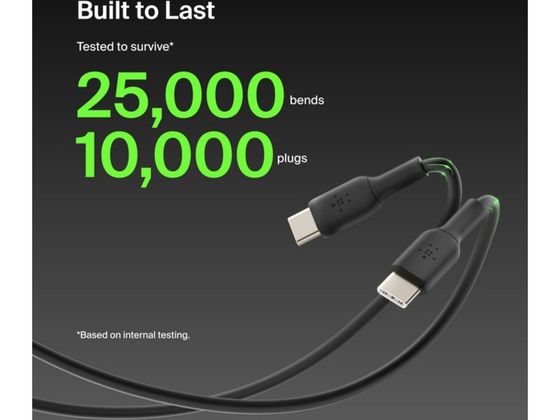 Belkin USB-C kabel 2m (sort) USB-kabler