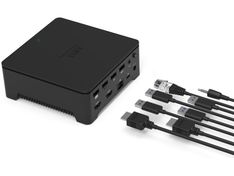 Port Design Universal Office Docking Station 2 x 2K Dockingstation og USB-hub