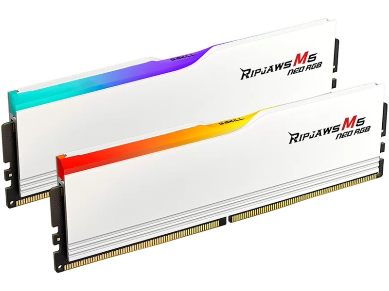 G.Skill Ripjaws M5 NEO 6000MHz DDR5 64GB RGB (hvidt) Hukommelse (RAM)
