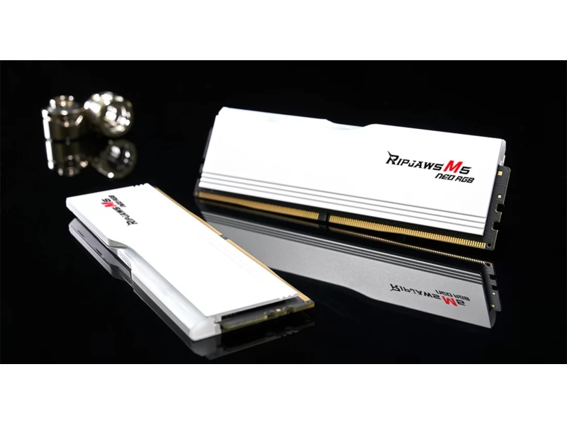 G.Skill Ripjaws M5 NEO 6000MHz DDR5 64GB RGB (hvidt) Hukommelse (RAM)