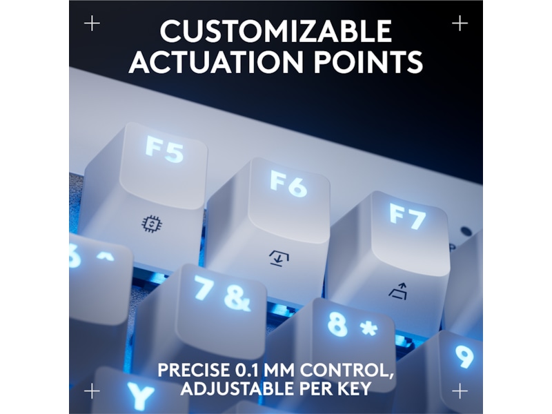 Logitech G Pro X TKL Rapid gamingtastatur (hvid) Gamingkeyboard