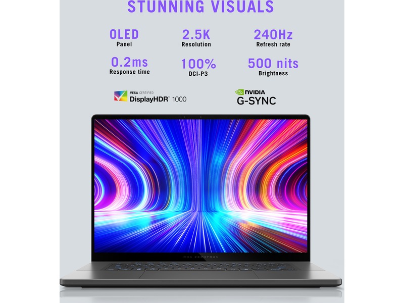 Asus ROG Zephyrus G16 16" WQXGA OLED 240 Hz PC - Bærbar / laptop