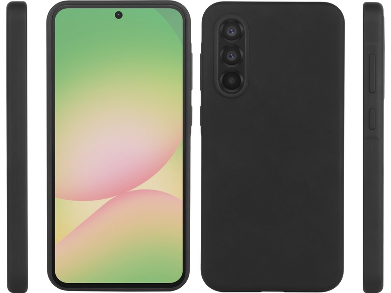 iiglo Galaxy A56 Silikone cover (sort) Mobilcover