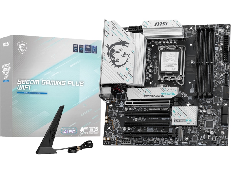 MSI B860M GAMING PLUS WIFI Bundkort Intel Socket