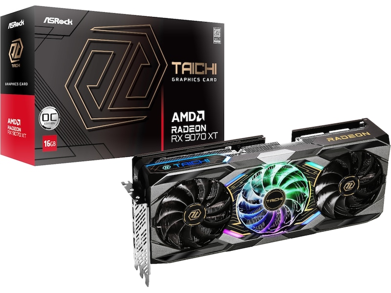 ASRock AMD Radeon RX 9070 XT Taichi OC Grafikkort