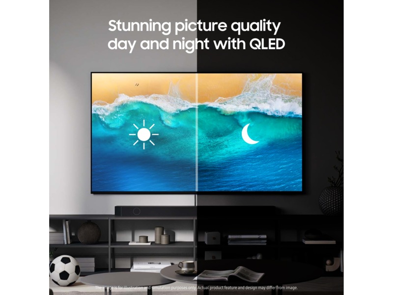 Samsung 55" Q8FA QLED 4K smart-tv (2025) 50 - 59 tommer TV
