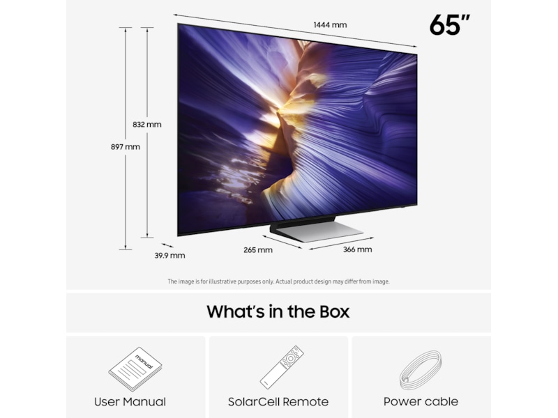 Samsung 65" S90F OLED 4K Smart TV (2025) 60 - 69 tommer TV