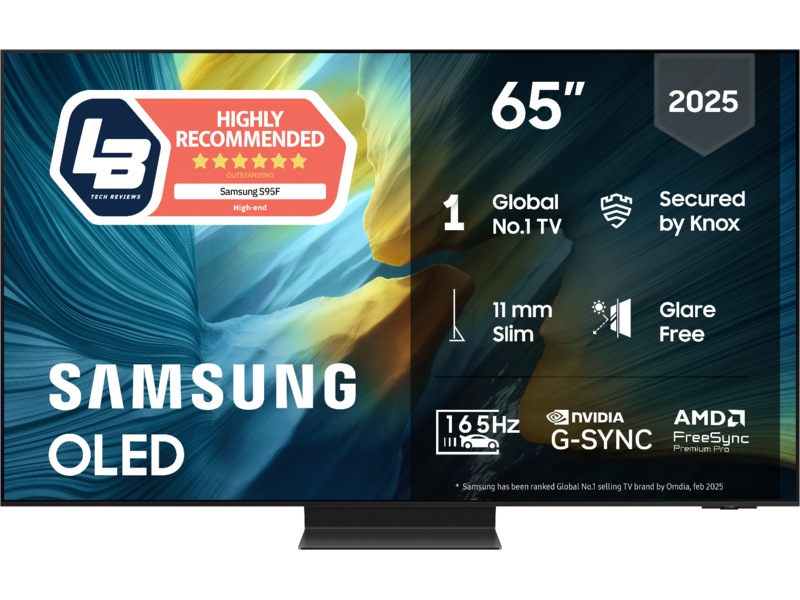 Samsung 65" S95F OLED 4K Smart TV (2025) 60 - 69 tommer TV