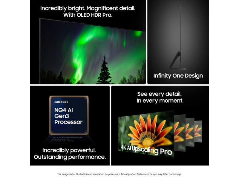 Samsung 65" S95F OLED 4K Smart TV (2025) 60 - 69 tommer TV