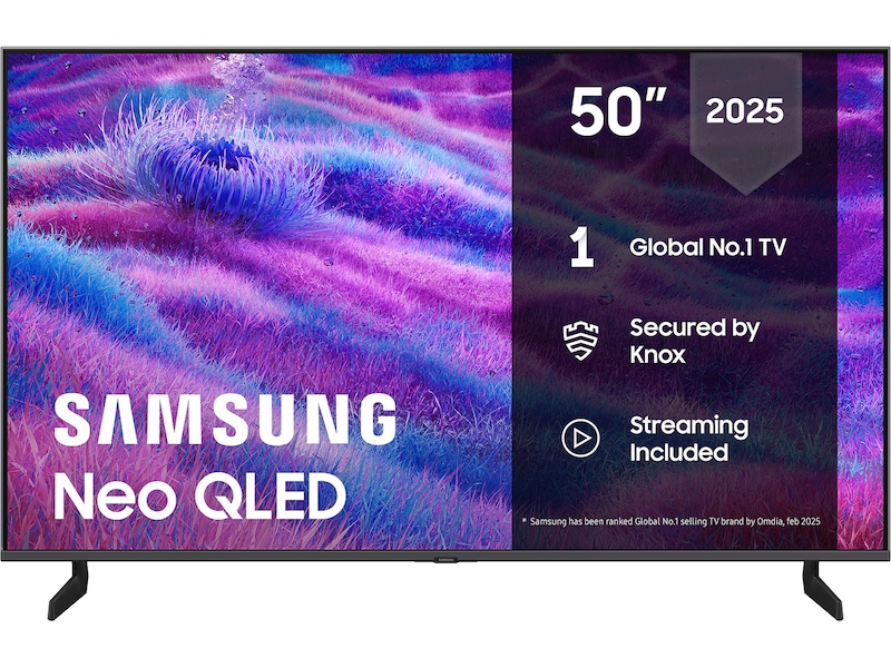 Samsung 50" QN80F Neo QLED 4K Mini LED Smart TV (2025) 50 - 59 tommer TV