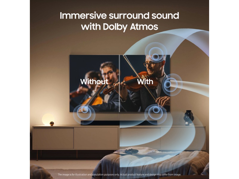 Samsung 55" QN80F Neo QLED 4K Mini LED smart-TV (2025) 50 - 59 tommer TV