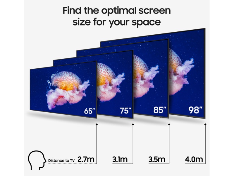 Samsung 55" Q7F2 QLED 4K smart-TV (2025) 50 - 59 tommer TV