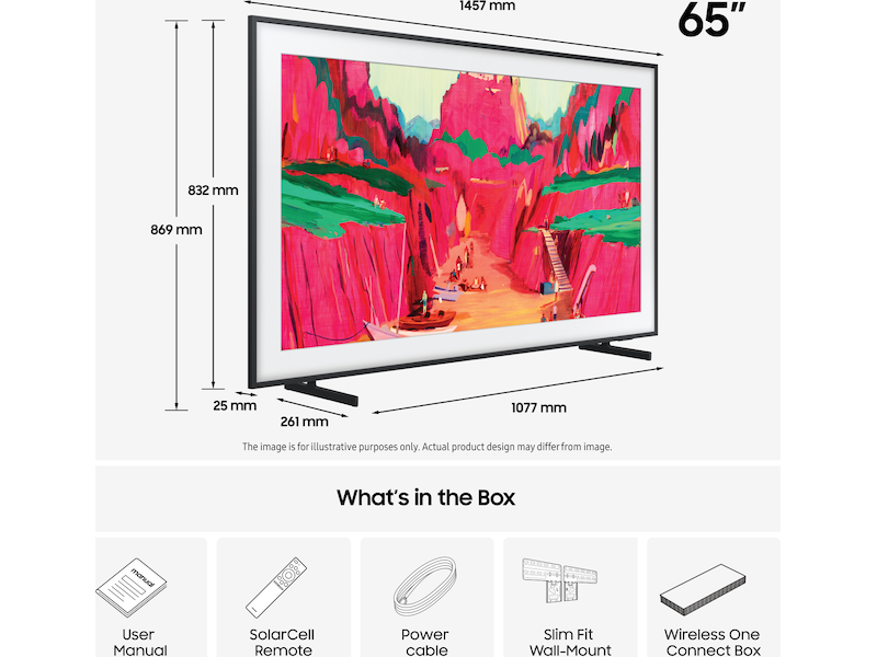 Samsung 65" The Frame Pro LS03FW Neo QLED 4K smart-TV (2025) 60 - 69 tommer TV