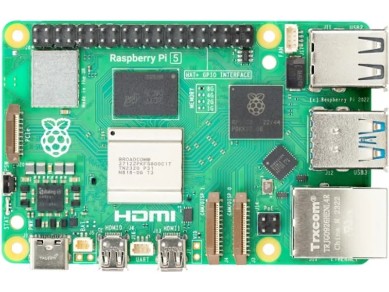 Raspberry Pi 5 16GB Integreret CPU