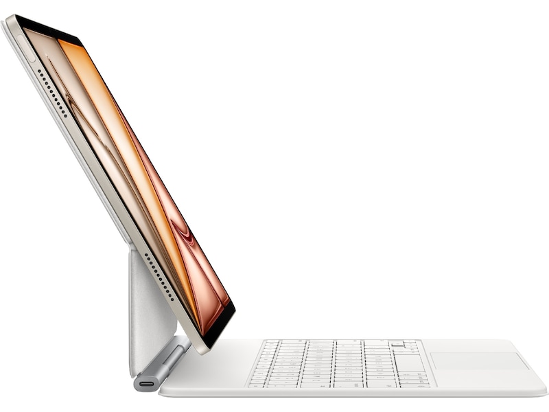 Apple iPad Air 13" Magic Keyboard (hvid) Tastatur og stylus