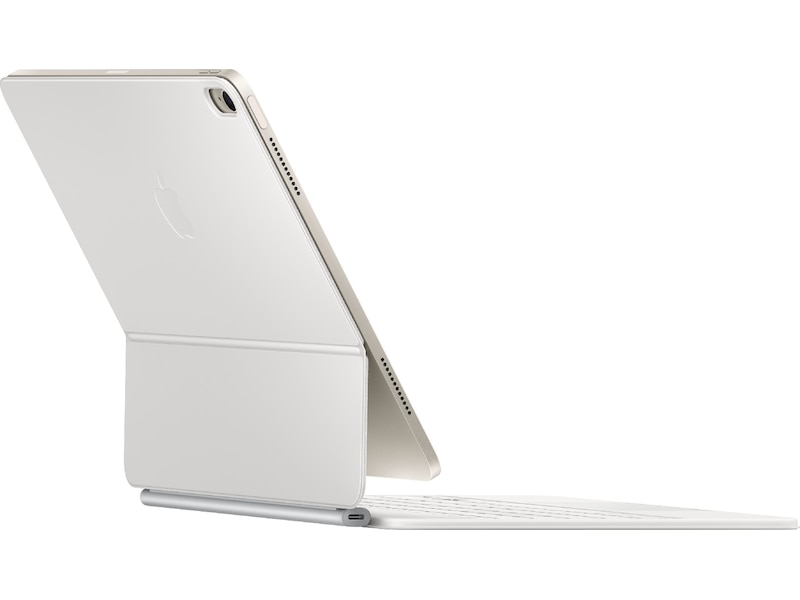 Apple iPad Air 13" Magic Keyboard (hvid) Tastatur og stylus