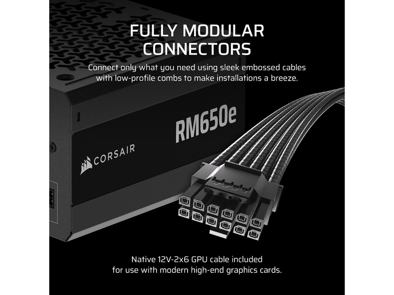 Corsair RMe Series RM650e PSU Strømforsyninger