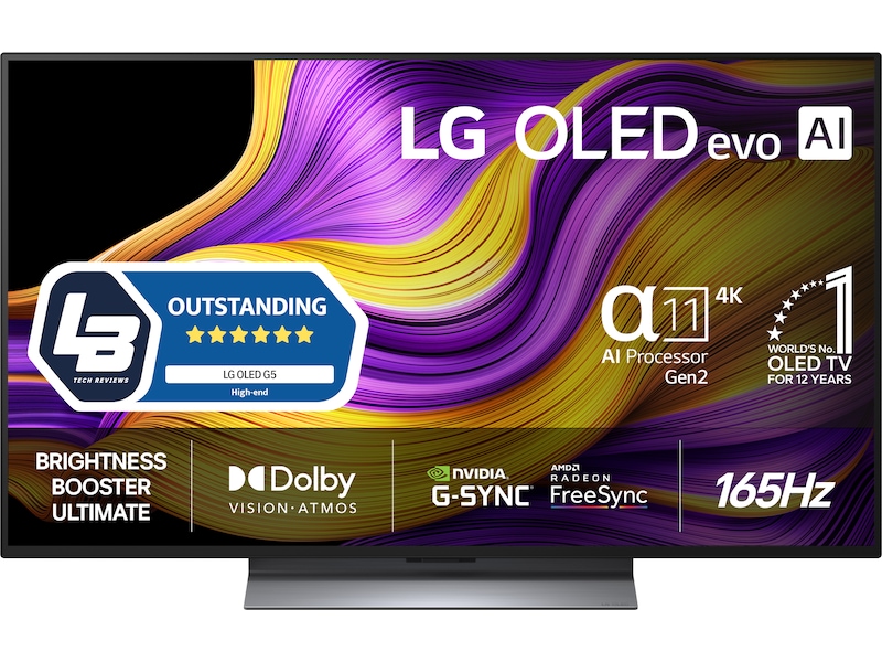 LG 48" G5 AI 4K OLED Smart TV (2025) 20 - 49 tommer TV