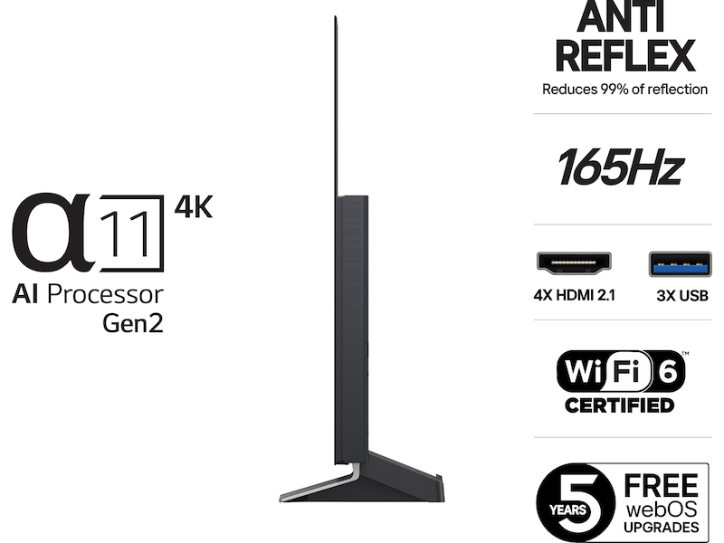 LG 48" G5 AI 4K OLED Smart TV (2025) 20 - 49 tommer TV