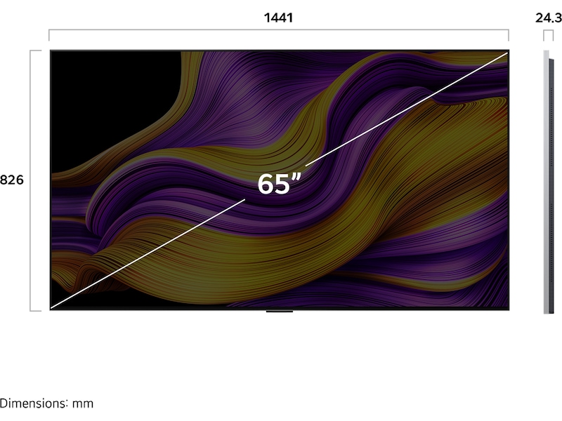 LG 65" G5 AI 4K OLED Smart TV (2025) 60 - 69 tommer TV
