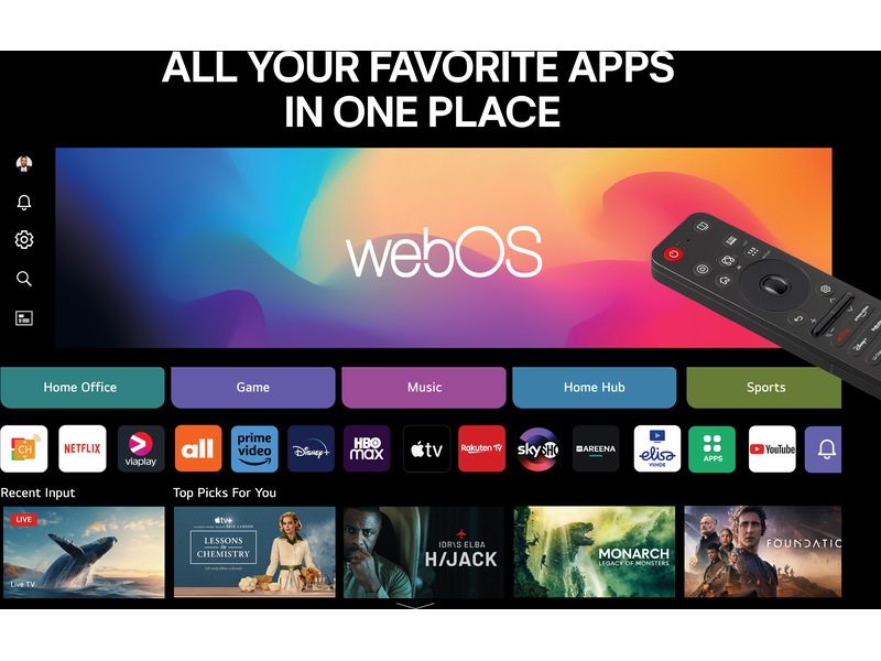 LG 55" G5 AI 4K OLED Smart TV (2025) 50 - 59 tommer TV