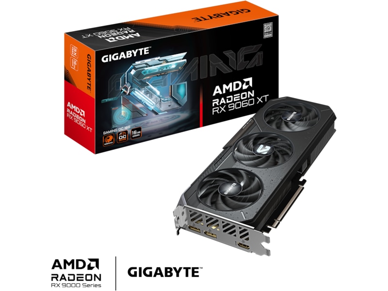 Gigabyte Radeon RX 9060 XT Gaming OC Grafikkort