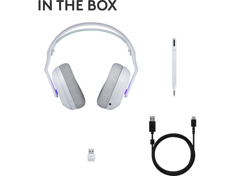 Logitech G522 Lightspeed Trådløst Gaming Headset (hvid) Gamingheadset