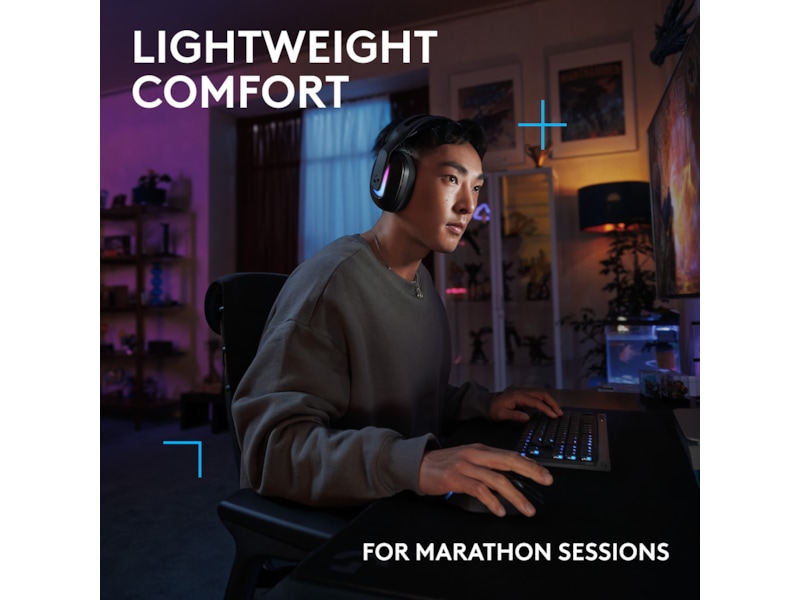 Logitech G522 Lightspeed Trådløst Gaming Headset (sort) Gamingheadset