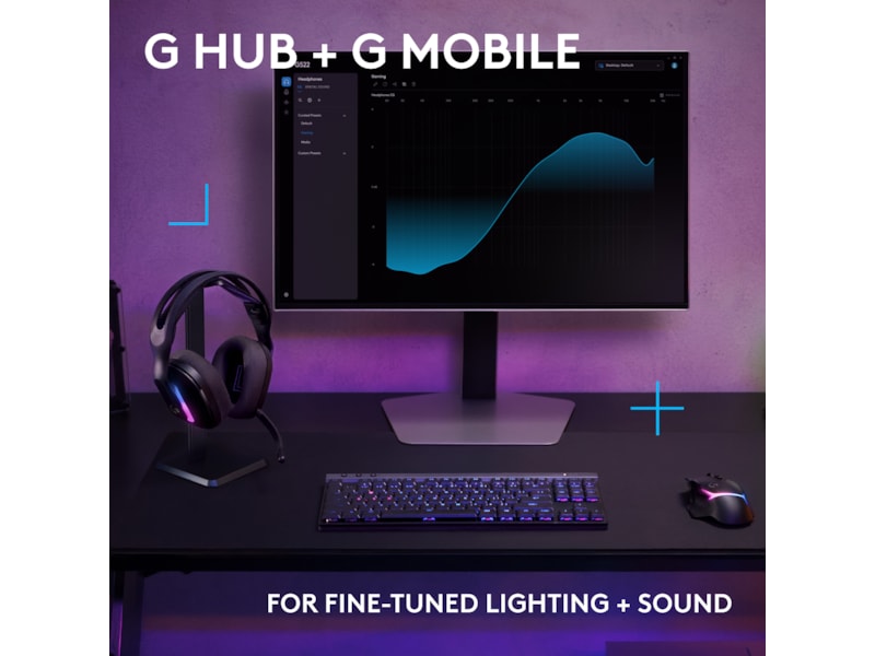 Logitech G522 Lightspeed Trådløst Gaming Headset (sort) Gamingheadset