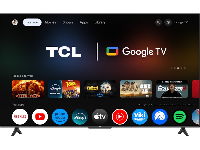 TCL 4K LED Google TV 55V6C 50 - 59 tommer TV