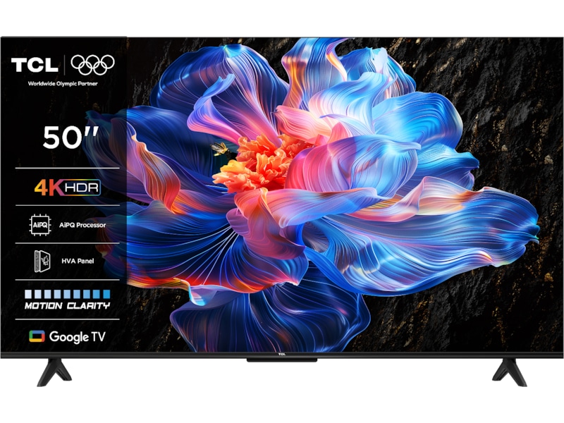 TCL 50" V6C 4K LED Google TV 50 - 59 tommer TV