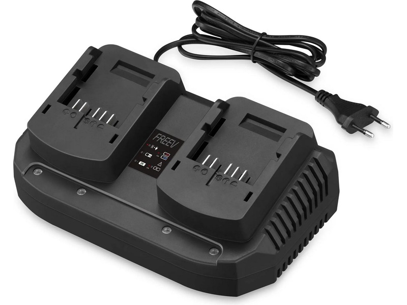 Freev 20V System dobbelt batterioplader Snekaster – tilbehør