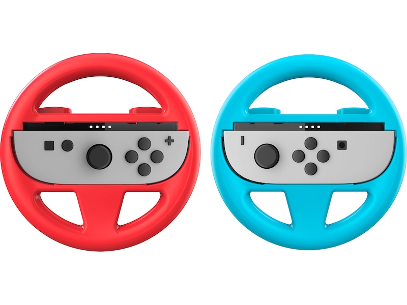 Nacon Dual Wheel for Nintendo Switch 2 (rød/blå) Tilbehør til spilkonsoller
