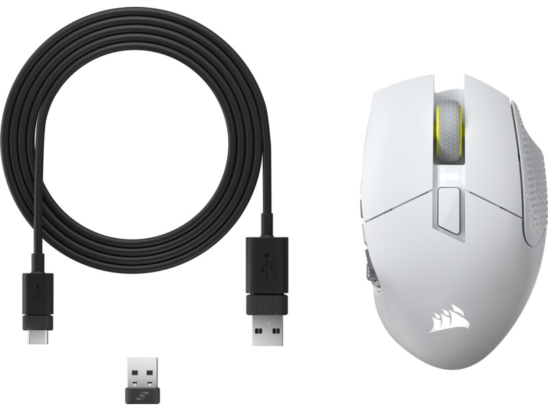 Corsair Scimitar Elite trådløs gamingmus (hvid) Gamingmus