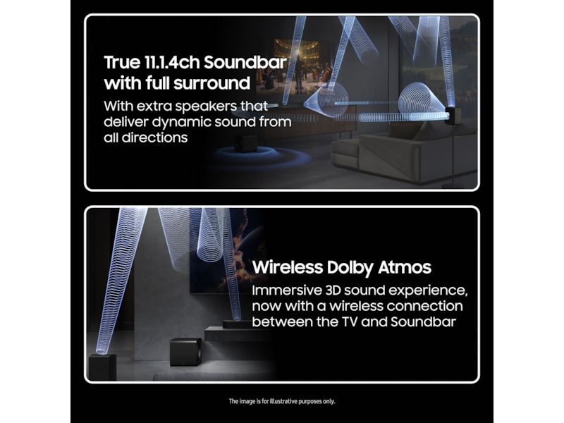 Samsung HW-Q995F soundbar med subwoofer (2025) Soundbars