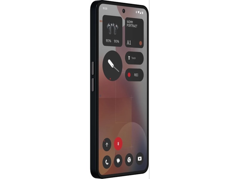 Nothing Phone (3a) Pro 12+256GB (sort) Mobiltelefoner