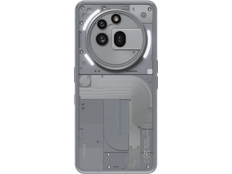 Nothing Phone (3a) Pro 12+256GB (grå) Mobiltelefoner