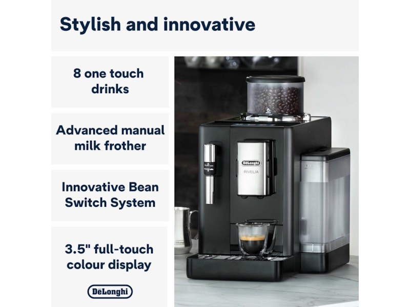 DeLonghi Rivelia automatisk kaffemaskine Espressomaskiner
